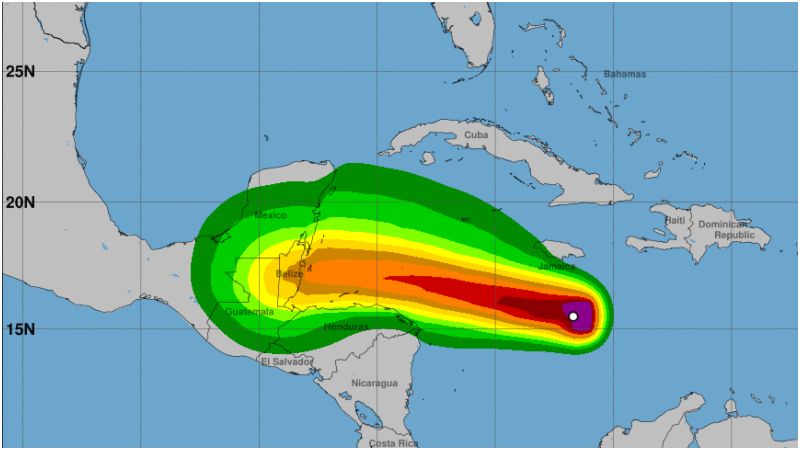 Tormenta Lisa al norte de Honduras
