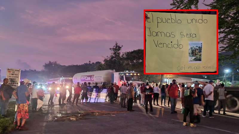 Pobladores protestan en Choloma