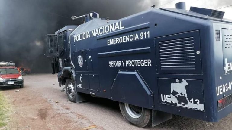 protesta en carretera a Olancho
