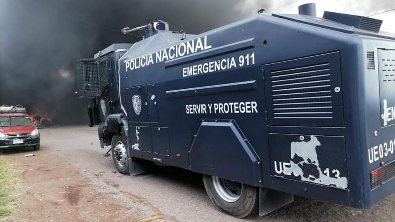 protesta en carretera a Olancho