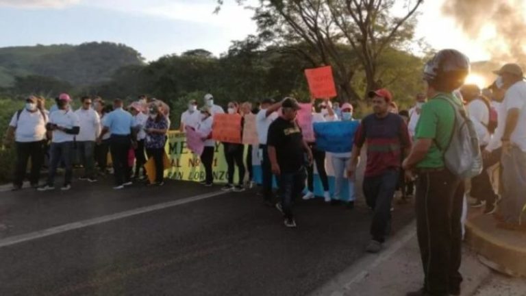 Protestas en San Lorenzo Valle