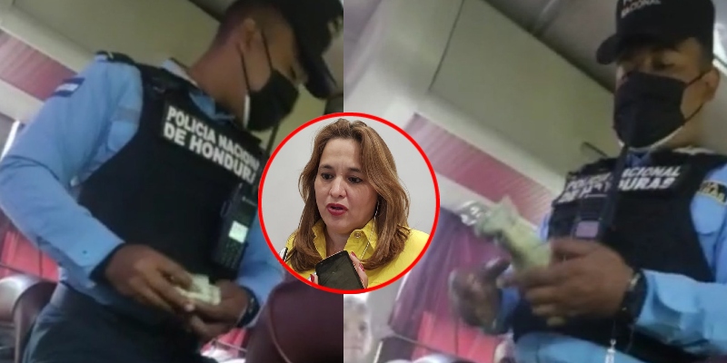 ministra policía bus migrantes