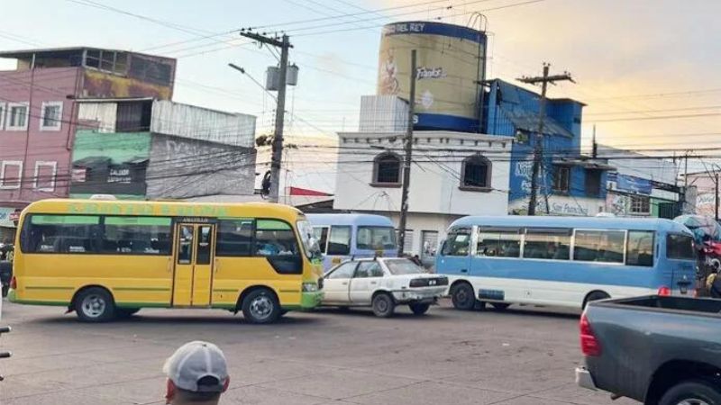 Extorsión paralizando transporte