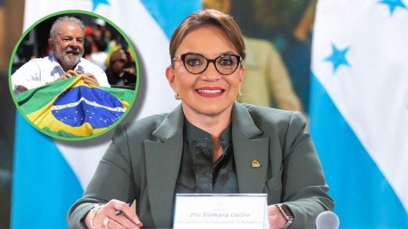 Xiomara Castro y Lula da Silva