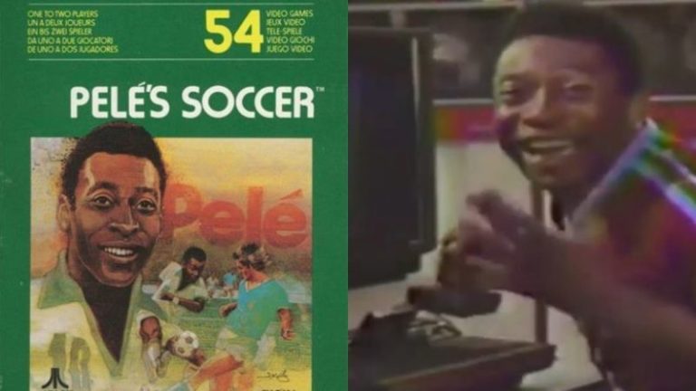 Pelé portada de videojuego