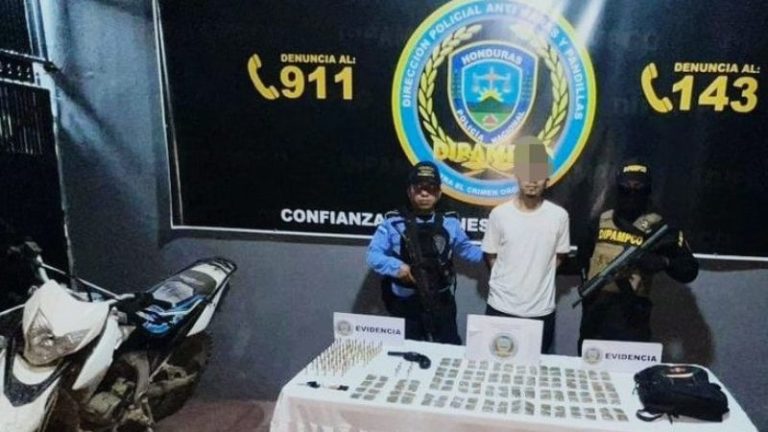 Cae «El Curioso», distribuidor de droga de la mara MS-13, en SPS