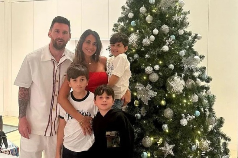 Messi y Antonella