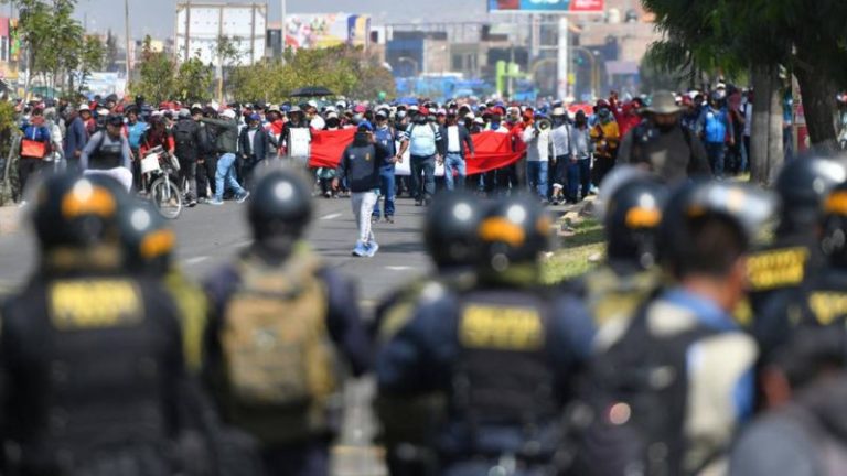 Muertos por protestas Perú