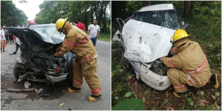 Heridos por accidente en Atlántida hoy sábado 17 de diciembre de 2022
