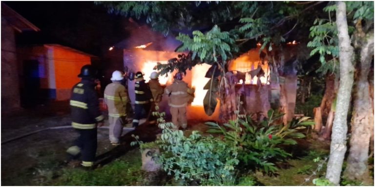 incendio en La Ceiba