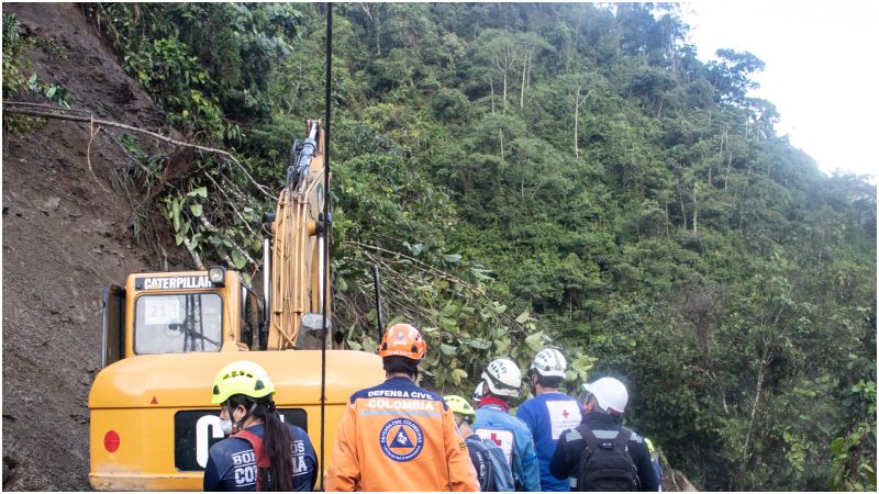 Muertos por deslizamiento en Colombia