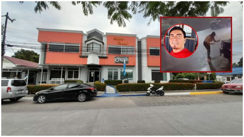 hombre que golpeó su pareja en La Ceiba